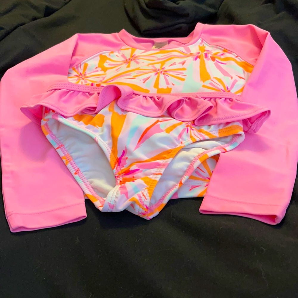 Kids Long Sleeve Swim Suit 4T